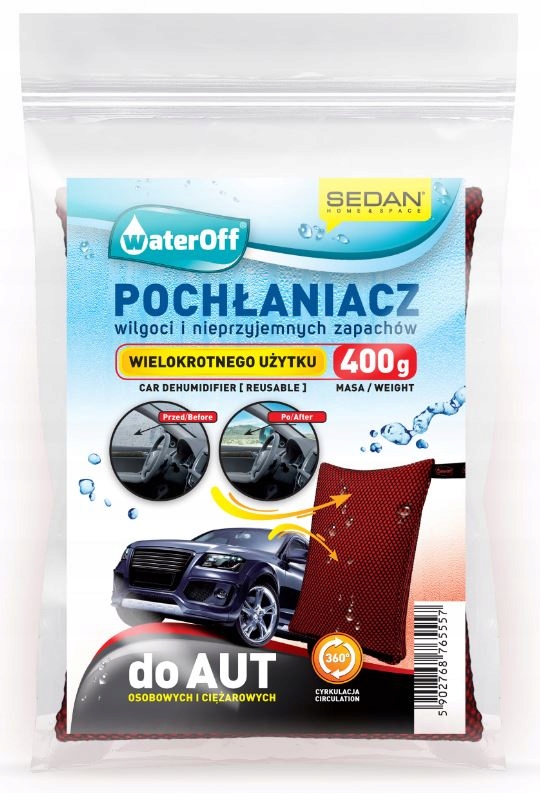 POCHŁANIACZ WILGOCI OSUSZACZ DO SAMOCHODU AUTA Producent Sedan