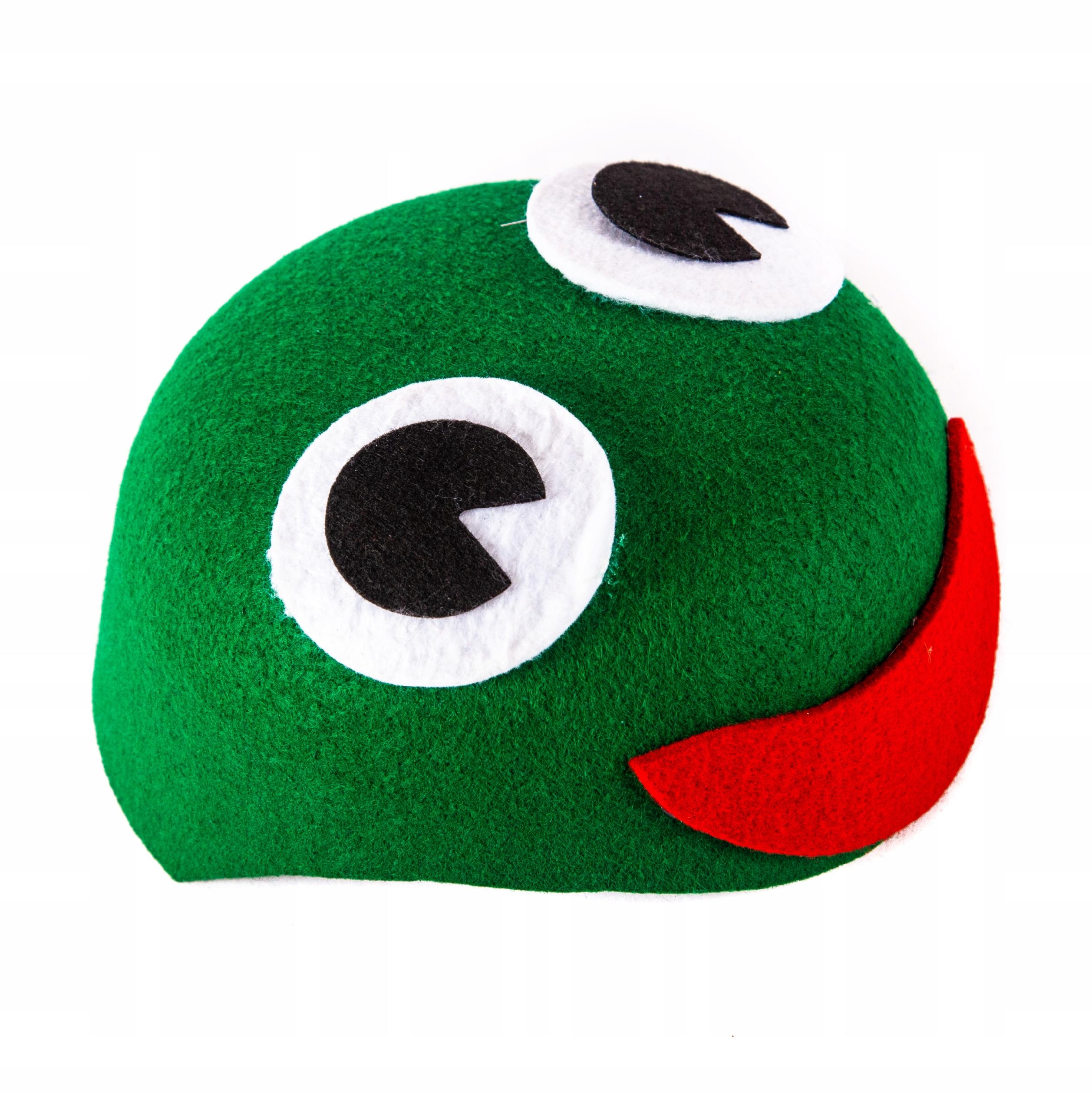 ŻABKA ZIELONY KAPELUSZ ŻABA PRZEBRANIE STRÓJ