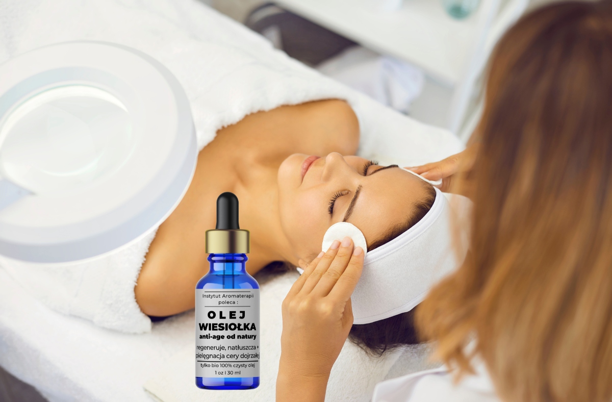Olej z WIESIOŁKA BIO na problemy skórne, anty-age pojemność 30 ml Opakowanie butelka z pipetą