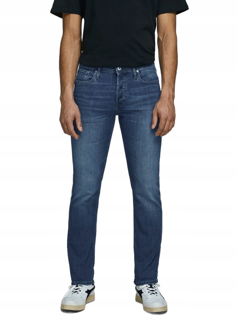 Jack&jones Pánské Džíny Klasické Modré Trubičky Slim 34/32 6BA