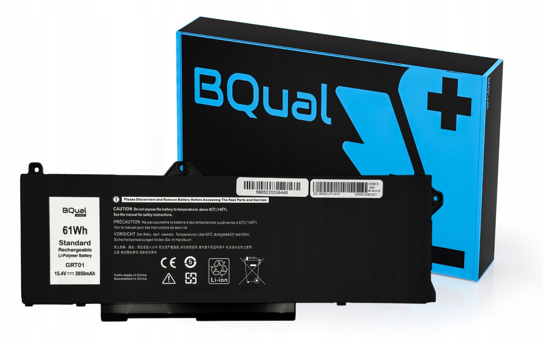 Bateria BQual Pro do laptopa Dell Type GRT01 Latitude 5421 5431 5521