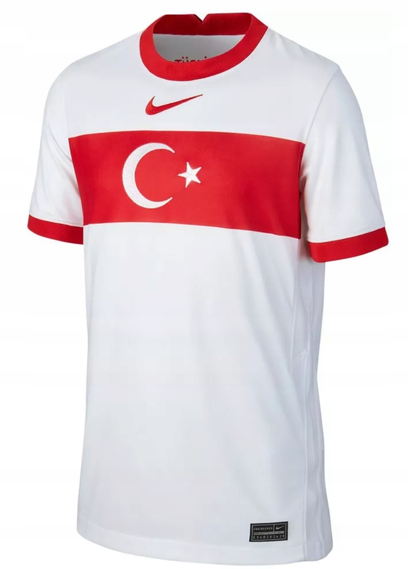 Młodzieżowa Koszulka T-shirt Nike Turcja Dri-Fit CD1058-100 L 147-158 cm