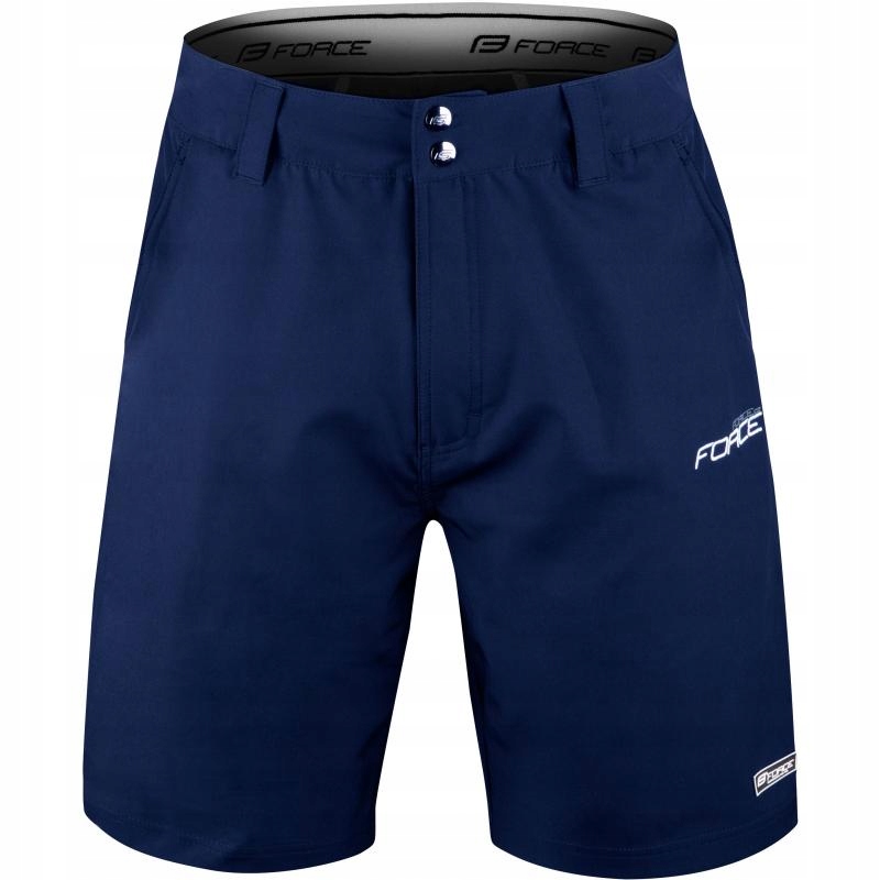 Force Kraťasy Blade Mtb pánské volné s vložkou tmavě modrá Xs
