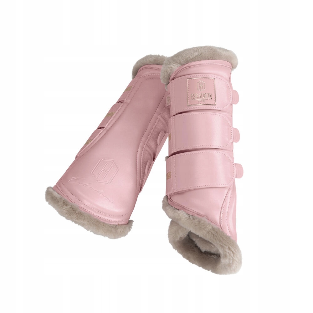 Eskadron, Ochraniacze Glamslate Fauxfur, Heritage 23/24, Pearl Rose XL