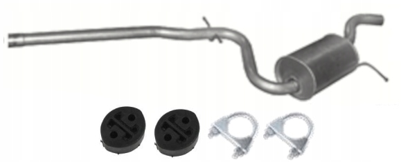 5Q6253209 - СЕРЕДНІЙ ГЛУШНИК SKODA OCTAVIA 1.6 2004-2013 НОВИЙ