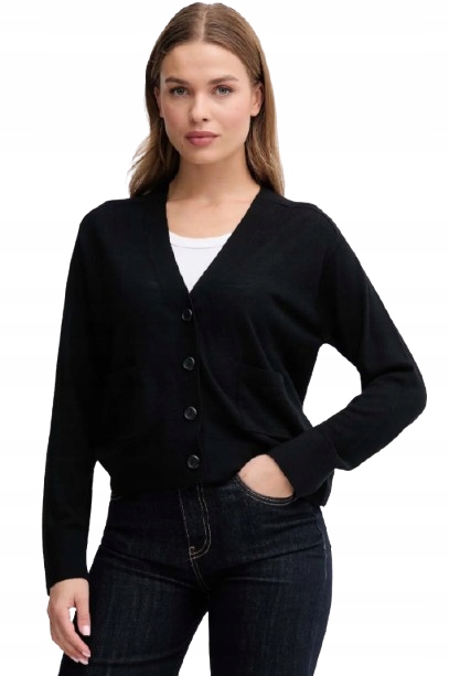 United Colors Of Benetton Černý Svetr Klasický Vlněný L J9B