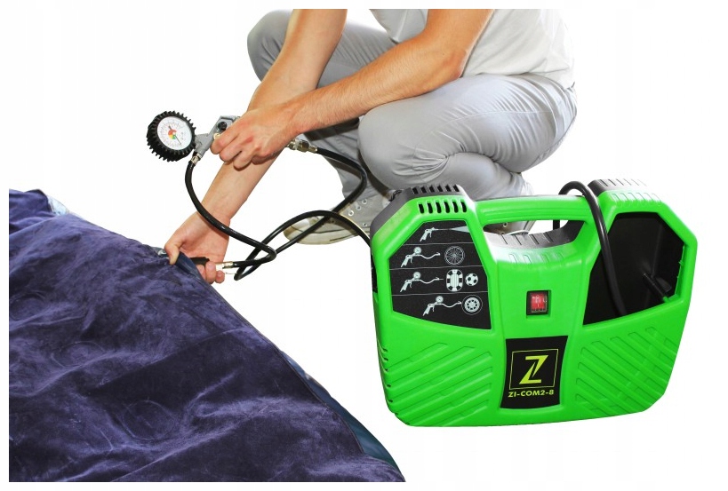 KOMPRESOR WALIZKOWY BEZOLEJOWY ZIPPER ZI-COM2-8 Moc (kW) 1.1 kW