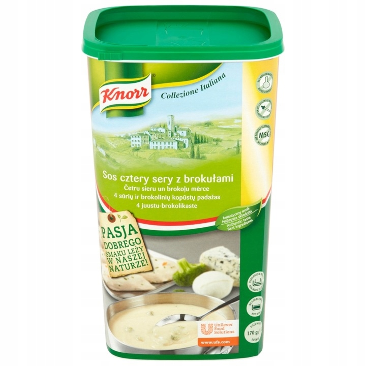Omáčka čtyři sýry s brokolicí 950g Knorr