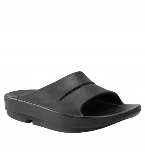 Oofos Nazouváky Černé Zasouvací Gumové Na Bazén 43 Jtb