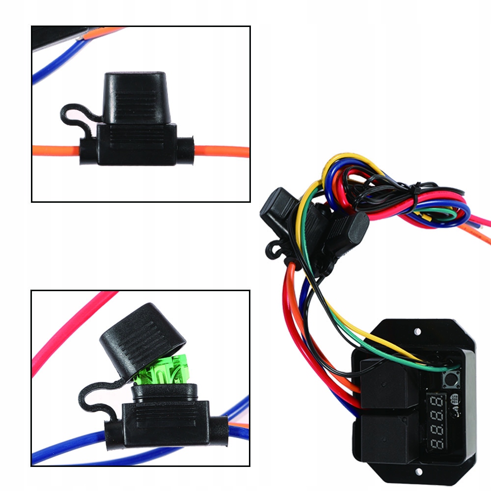 Sada Přepínačů Ventilátoru Motocyklu S Digitální Regulací Teploty