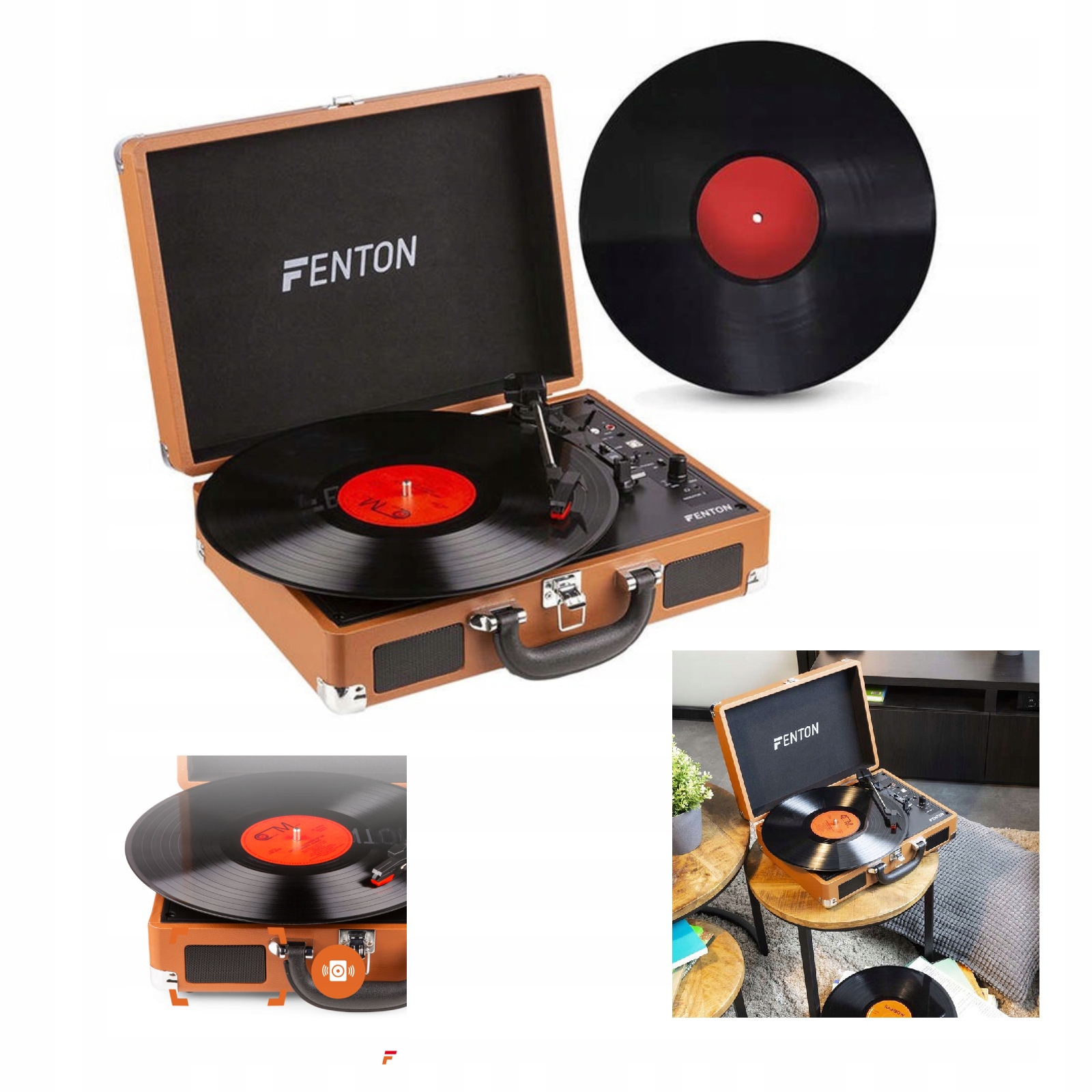 

Gramofon bluetooth głośniki Usb konwersja+ Winyl