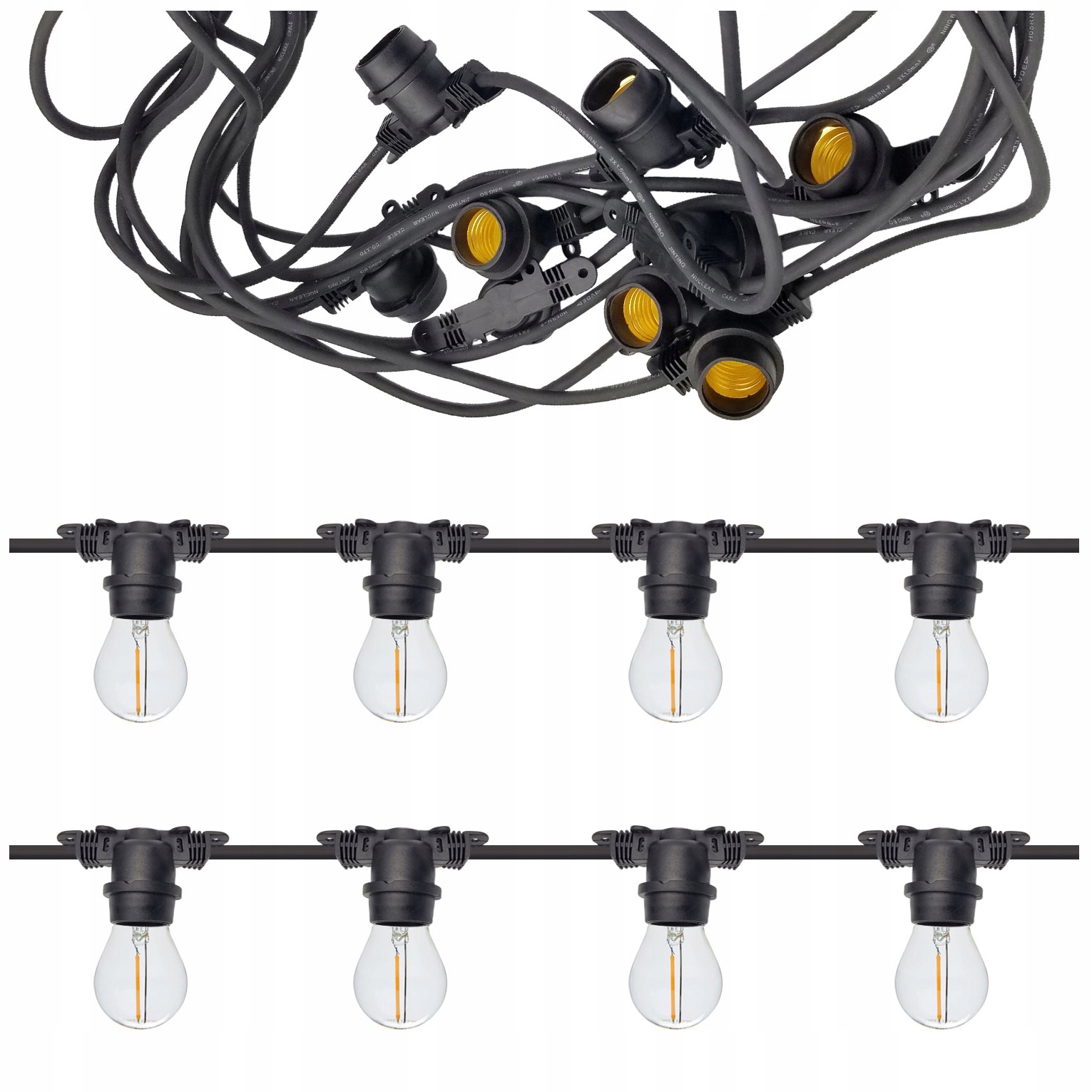 

Girlanda Ogrodowa Łańcuch Świetlny 20m na 20xE27