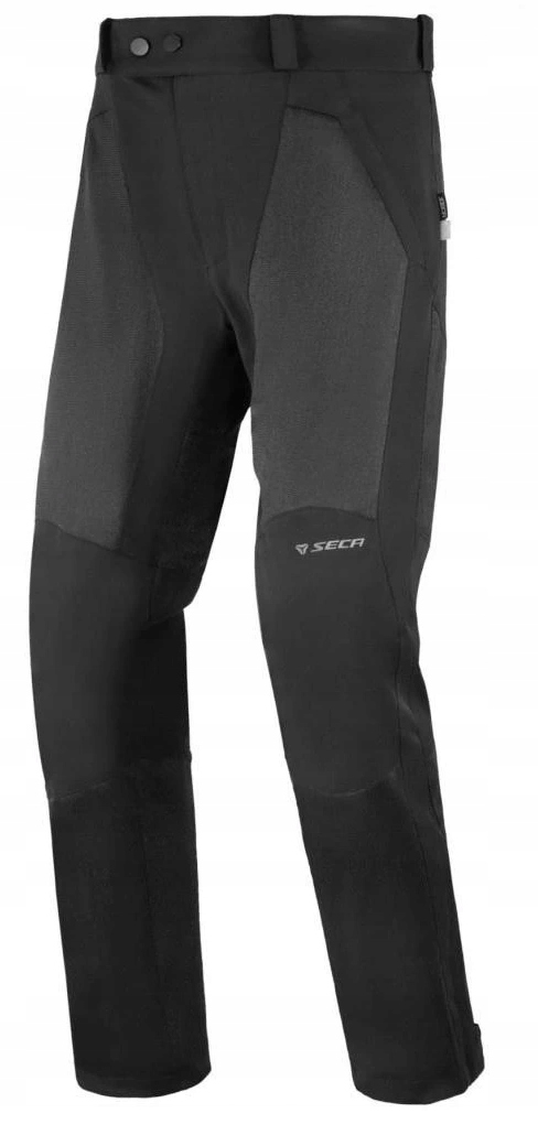 Seca Superlite Čierne Pánske Textilné Motocyklové Nohavice, Čierne