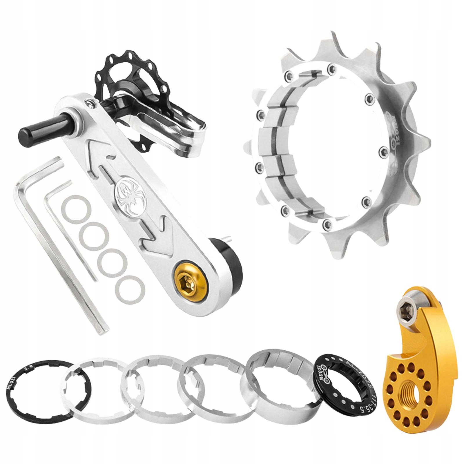 Konwersja roweru górskiego z pojedynczą prędkością Marka bez marki