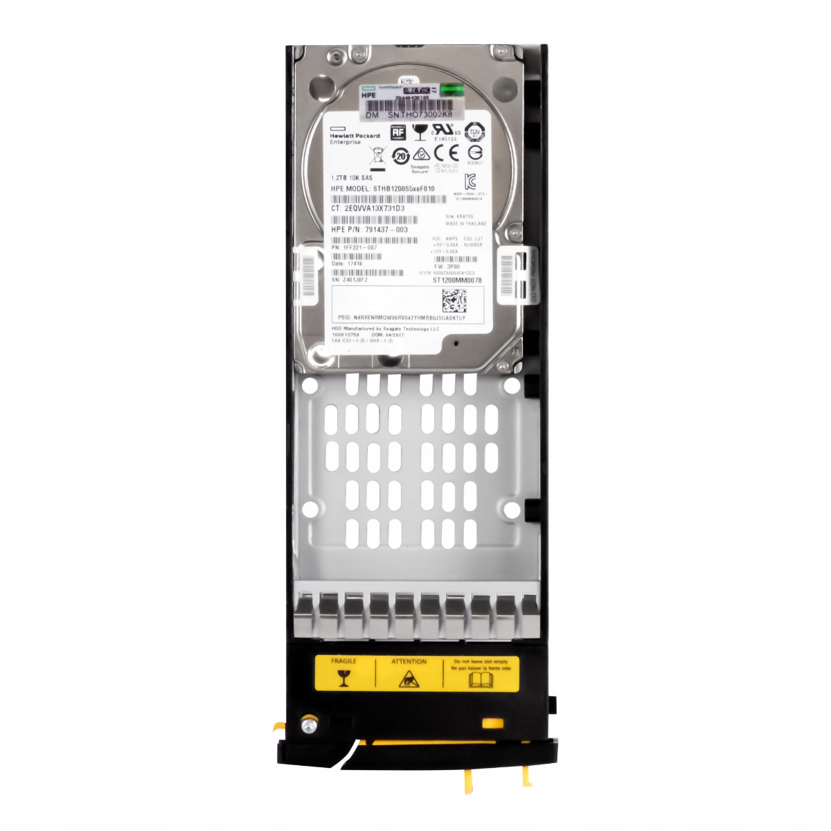 Hp 791437-003 1.2TB 10K 128MB SAS-3 2.5'' STHB1200S5xeF010