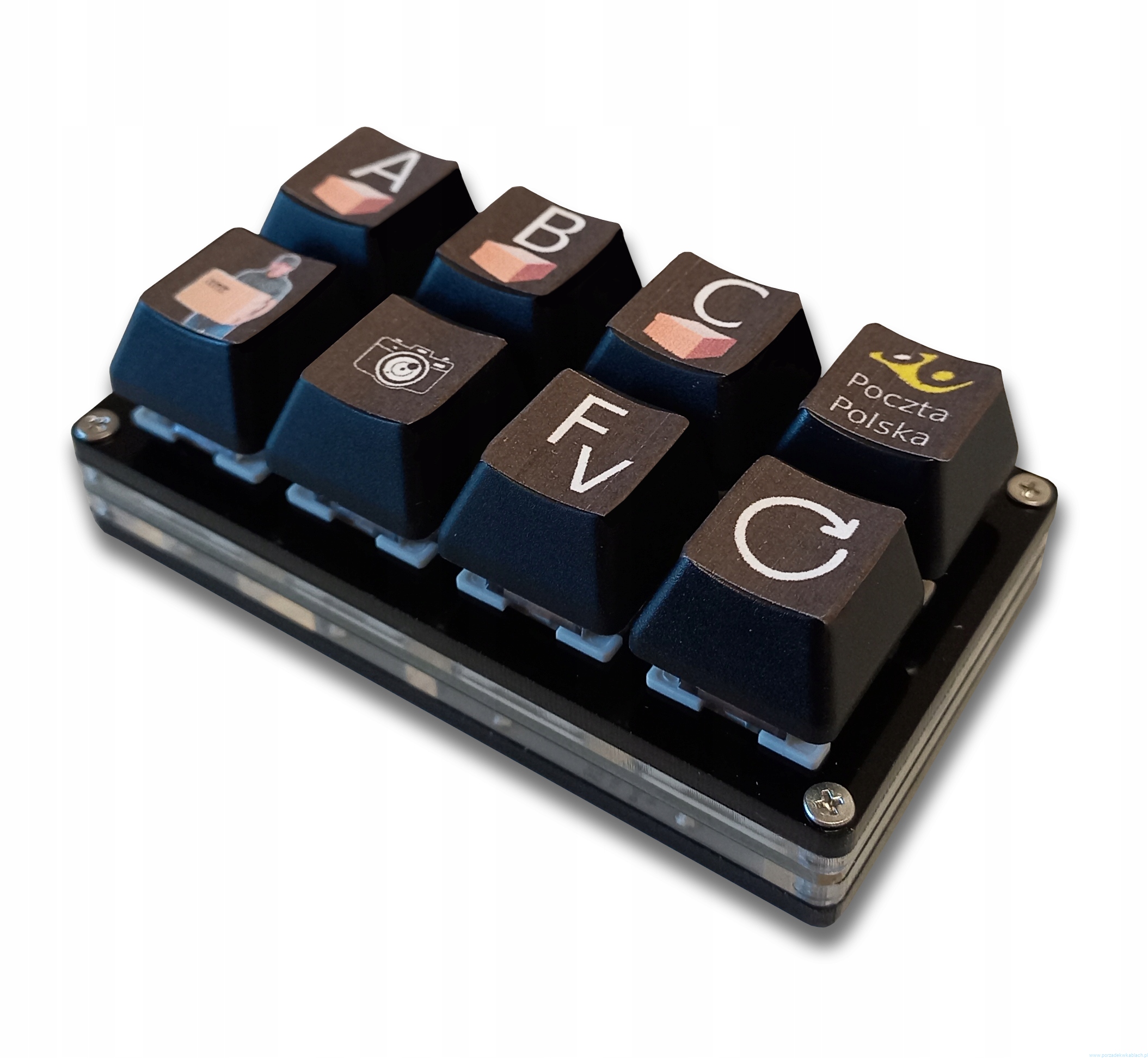 Klawiatura Baselinker 8 przycisków Konfiguracja