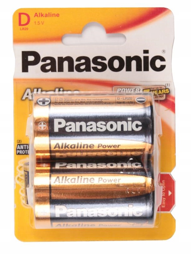

Bateria alkaiczna 1,5V D-lr 20 Panasonic zestaw 2