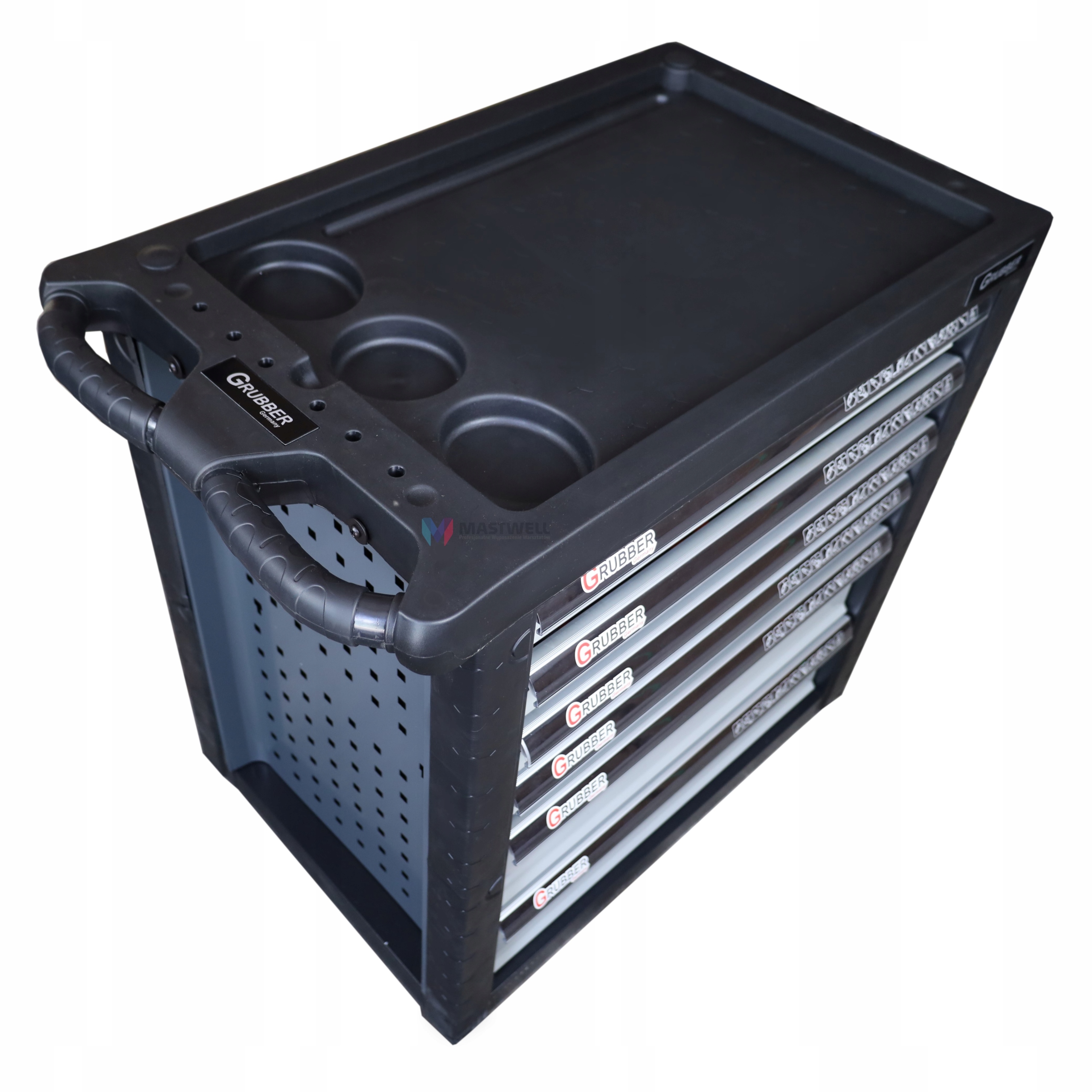 Wózek narzędziowy z wyposażeniem 160 elementów GRUBBER Marka Grubber