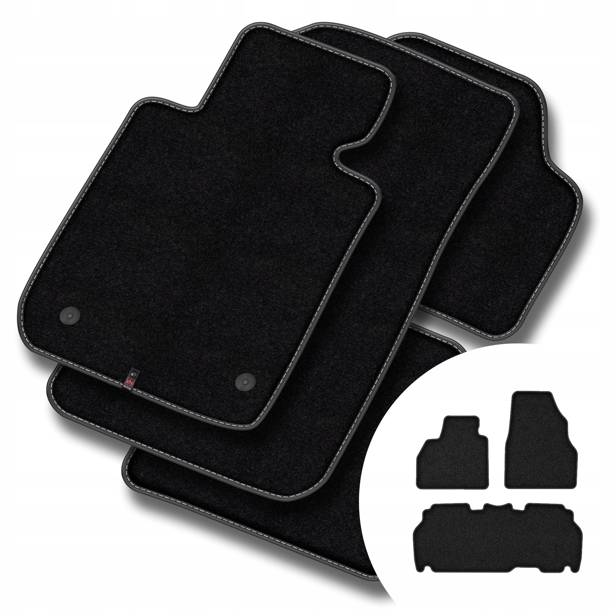 Velurové koberce Premium pro Renault Kangoo II 2007-2021
