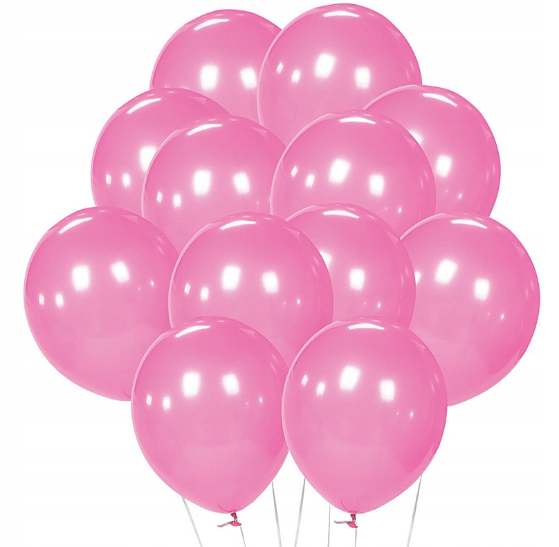

Balony jasno różowe Duże metalizowane wesele ślub