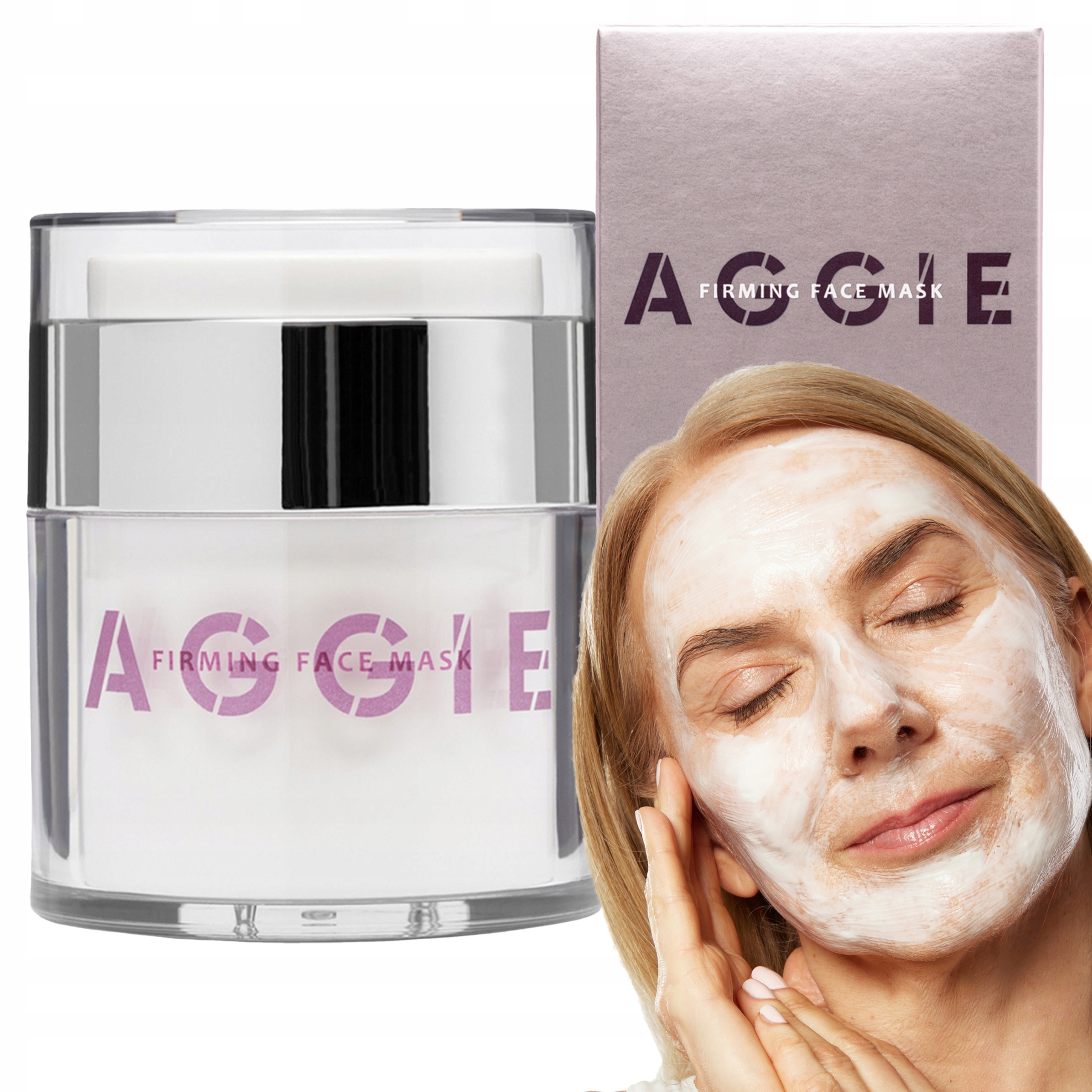 Omlazující pleťová maska 50+ s vitamínem E Aggie 50 ml pro vyhlazení pleti