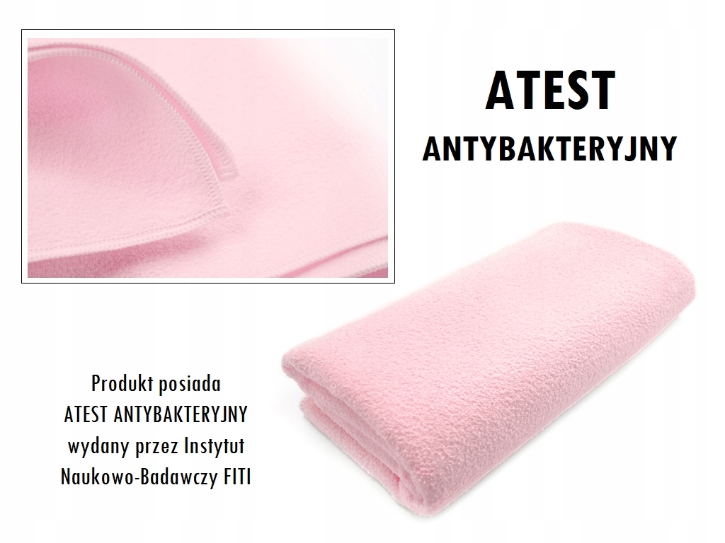 

Ręcznik do ciała Atest Antybakteryjny 40x90