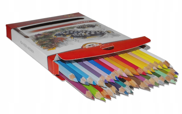 Akvarelové Pastelky Tužky velká sada pastelek mix 36 barev