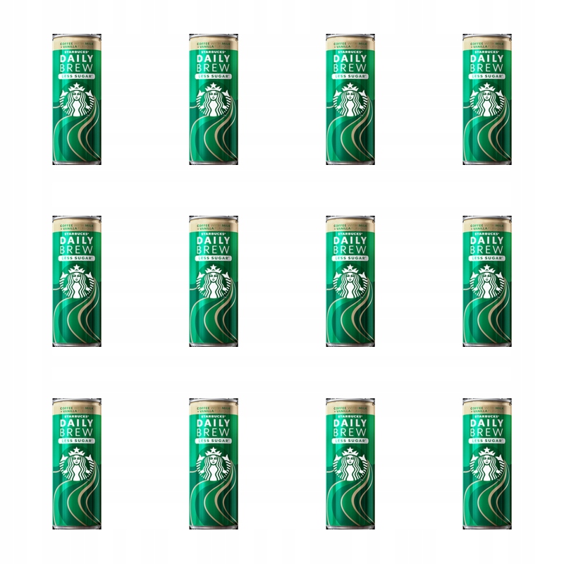 Starbucks Daily Brew Vanilla 250 ml X12
