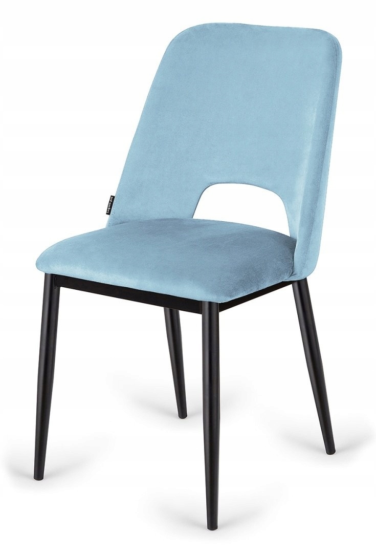 Čalouněná židle Goti Light Blue Velvet Lugano