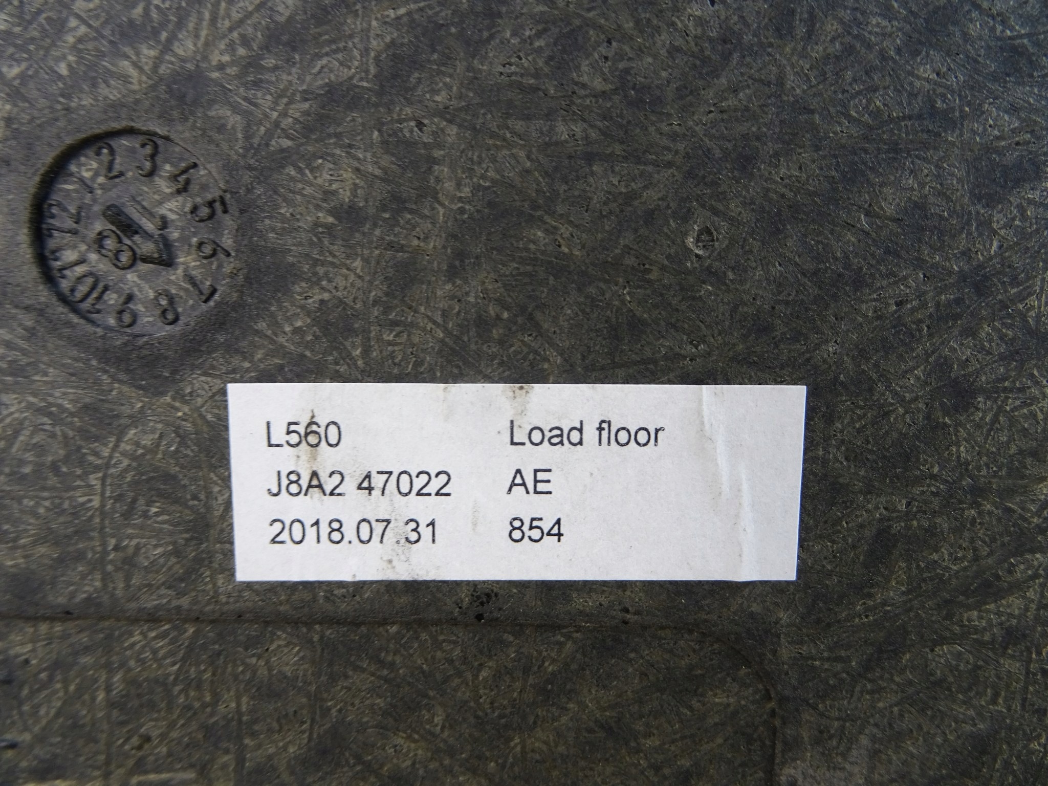 RANGE ROVER VELAR L560 mats boot J8A2-47022-AE