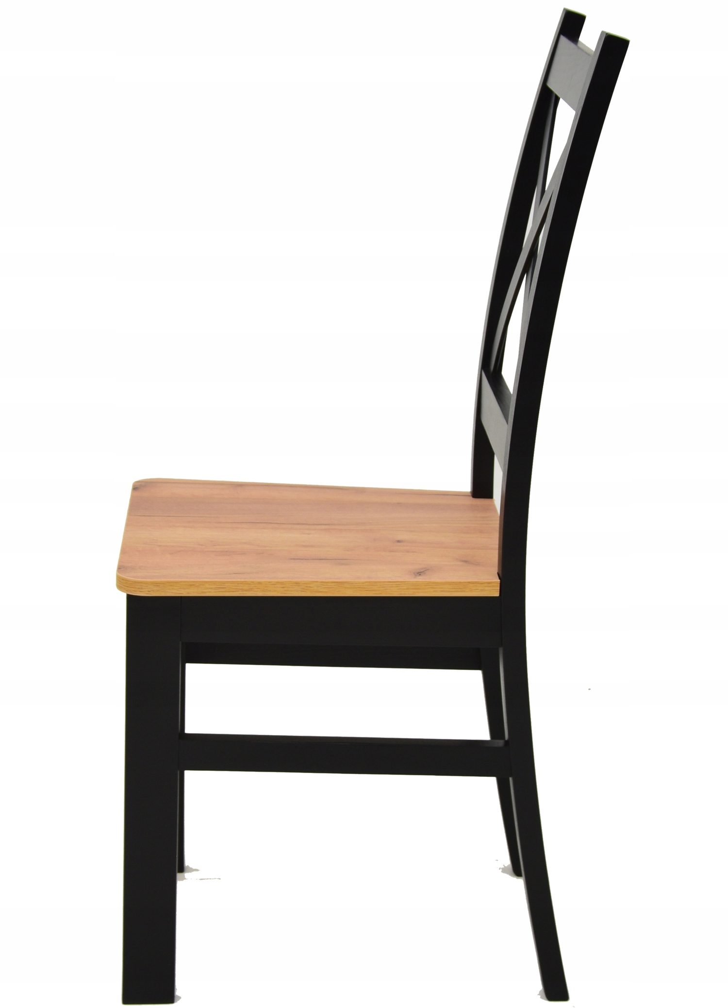 MASYWNY Rozkładany stół 80x140/180 i 6 krzeseł Szerokość stołu 80 cm