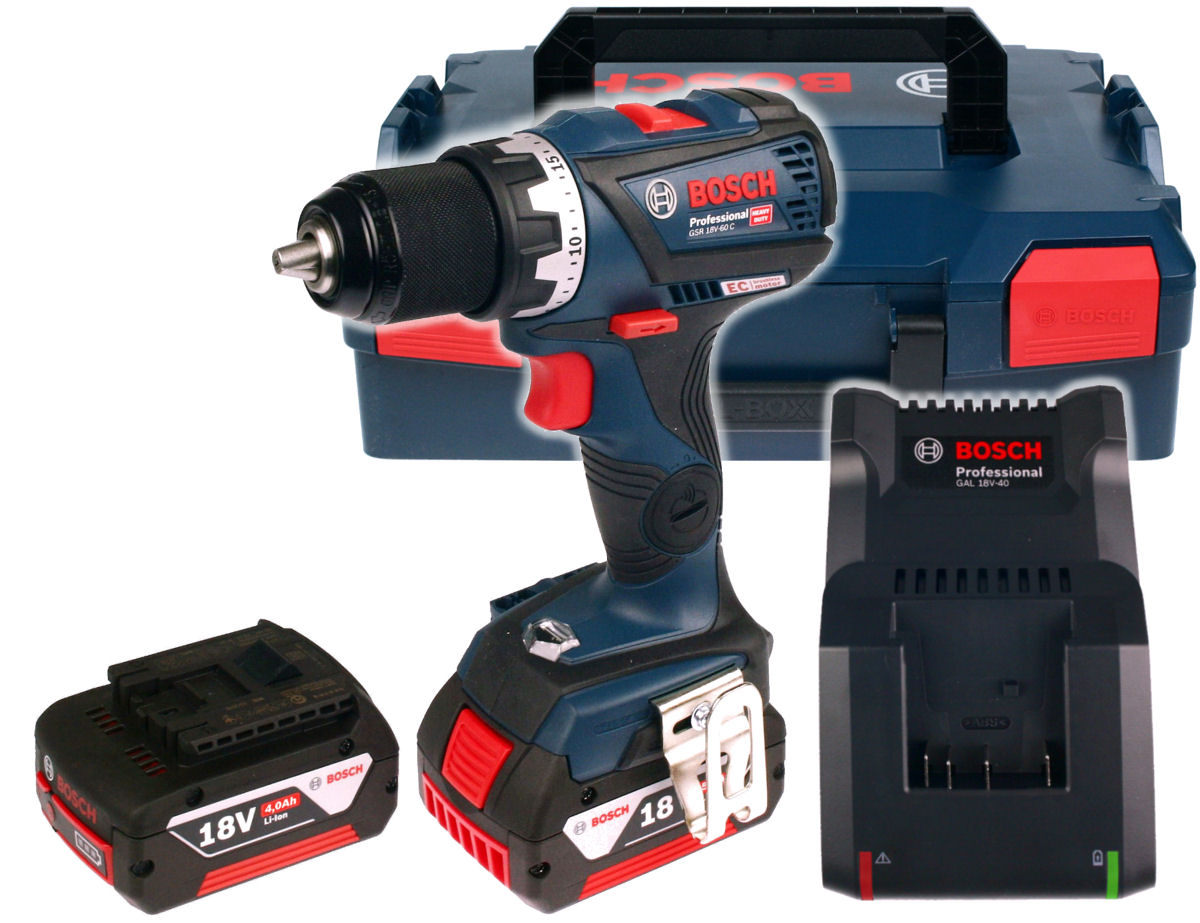 

Wkrętarka Gsr 18V-60 C Bosch 2x4,0Ah L-boxx