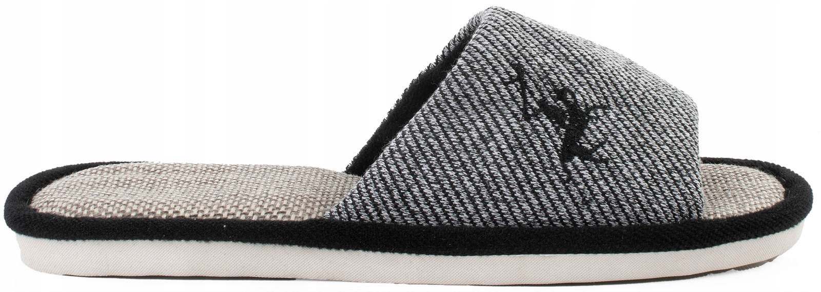 

6490 Czarne Męskie Kapcie Laczki Domowe 40