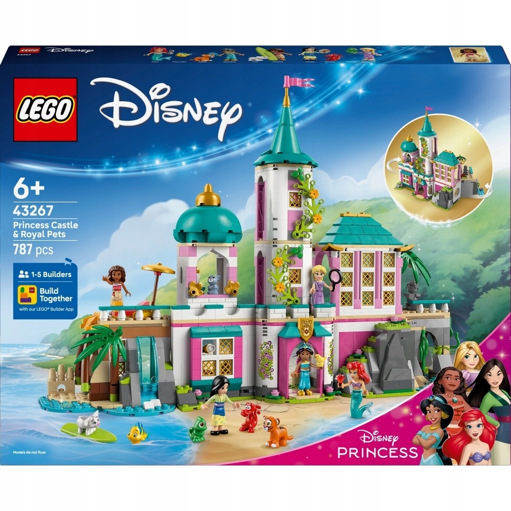 Lego Disney Zámek princezen a královských zvířat 43267