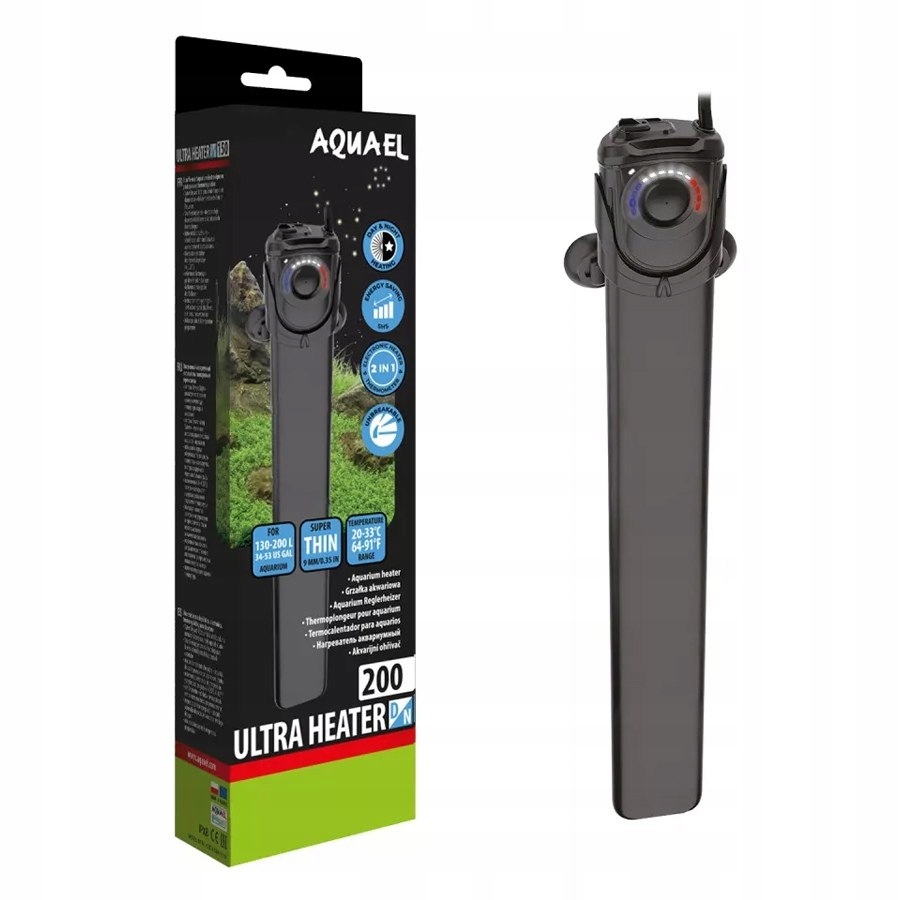 Levně Aquael Ultra Heater D&n 200W – ohřívač do akvária