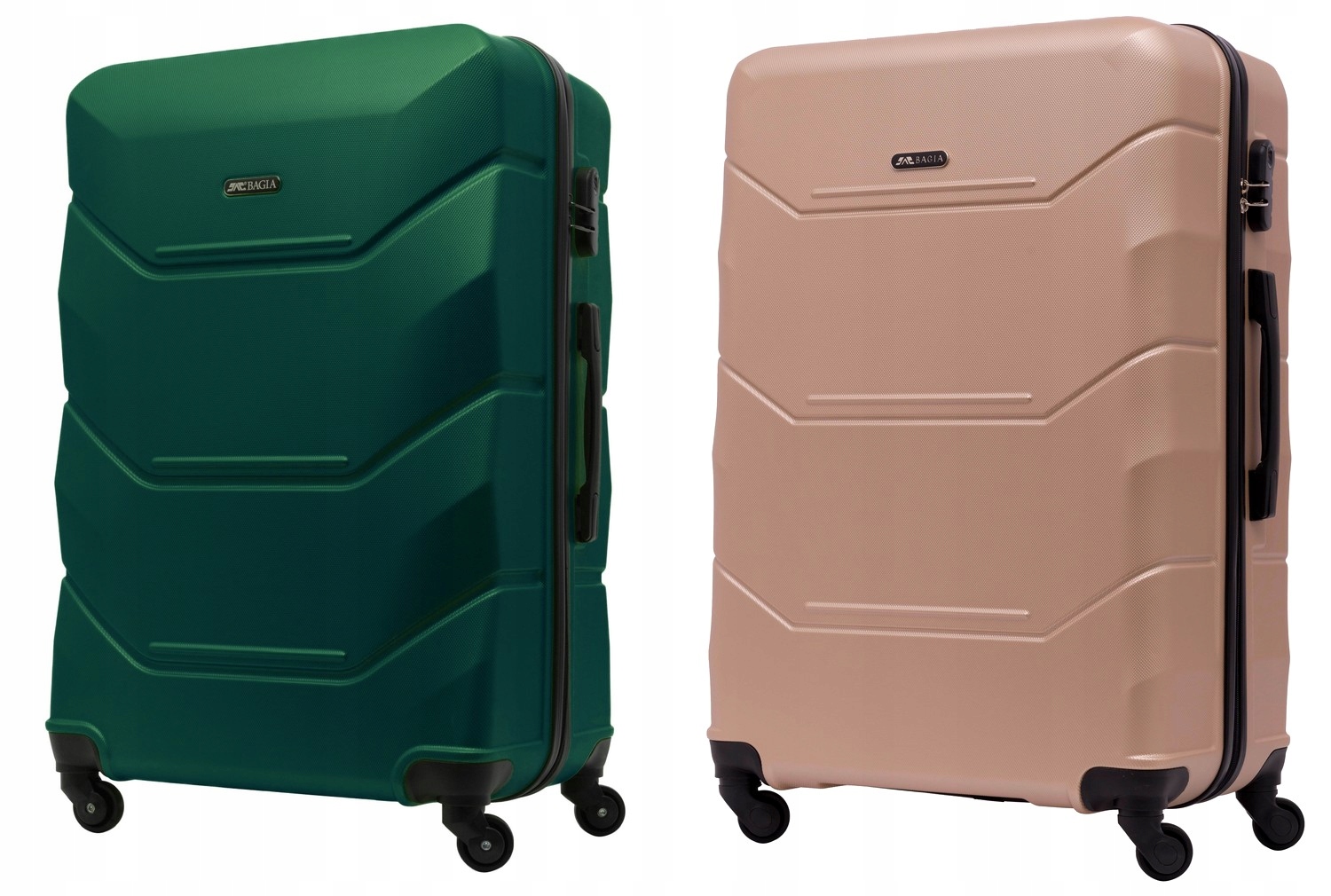 WALIZKA ŚREDNIA PODRÓŻNA KÓŁKA BAGAŻ EXCLUSIVE XL Wysokość 66 cm