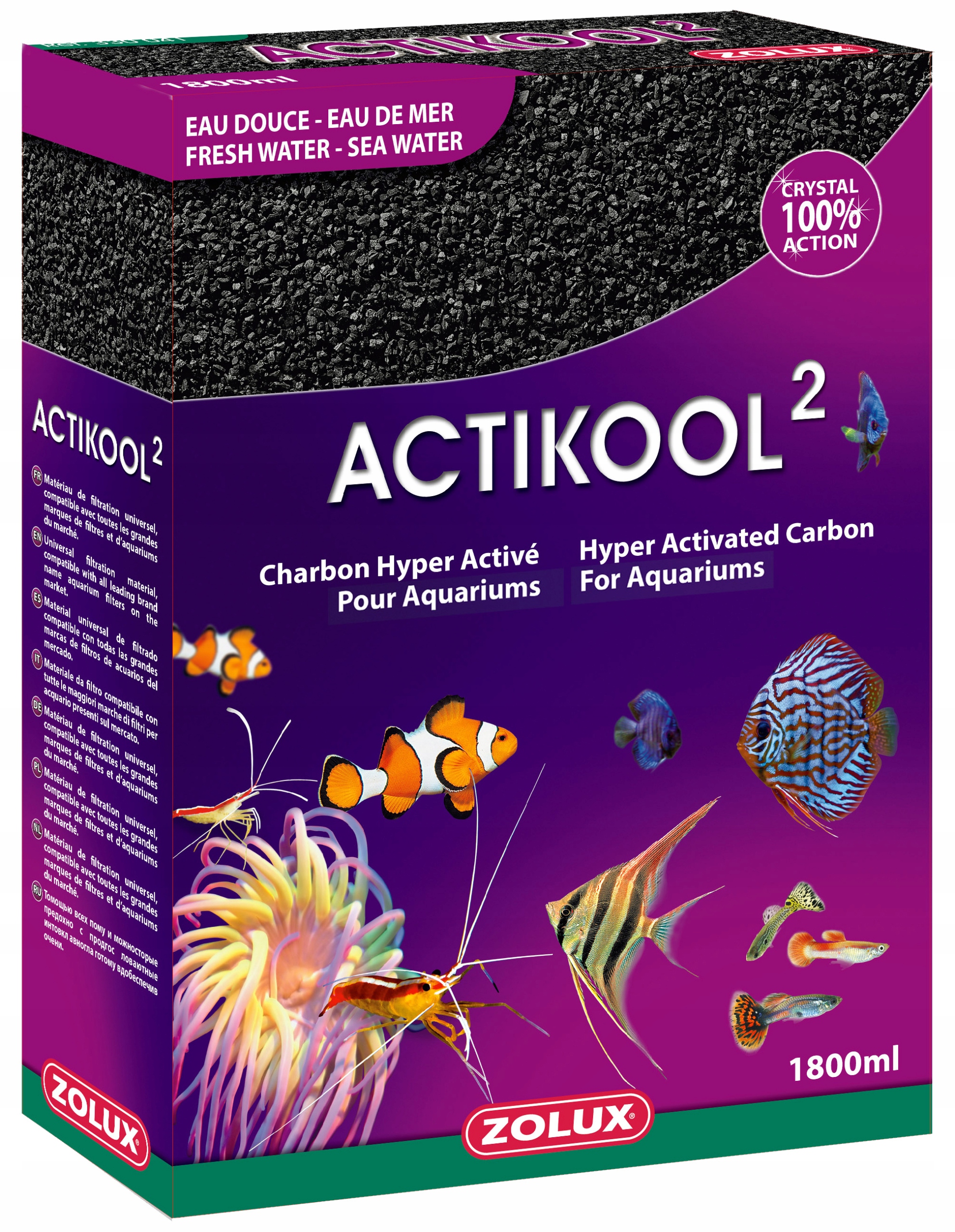 Levně Zolux Actikool 2 – uhlí 1,8 l (330041)