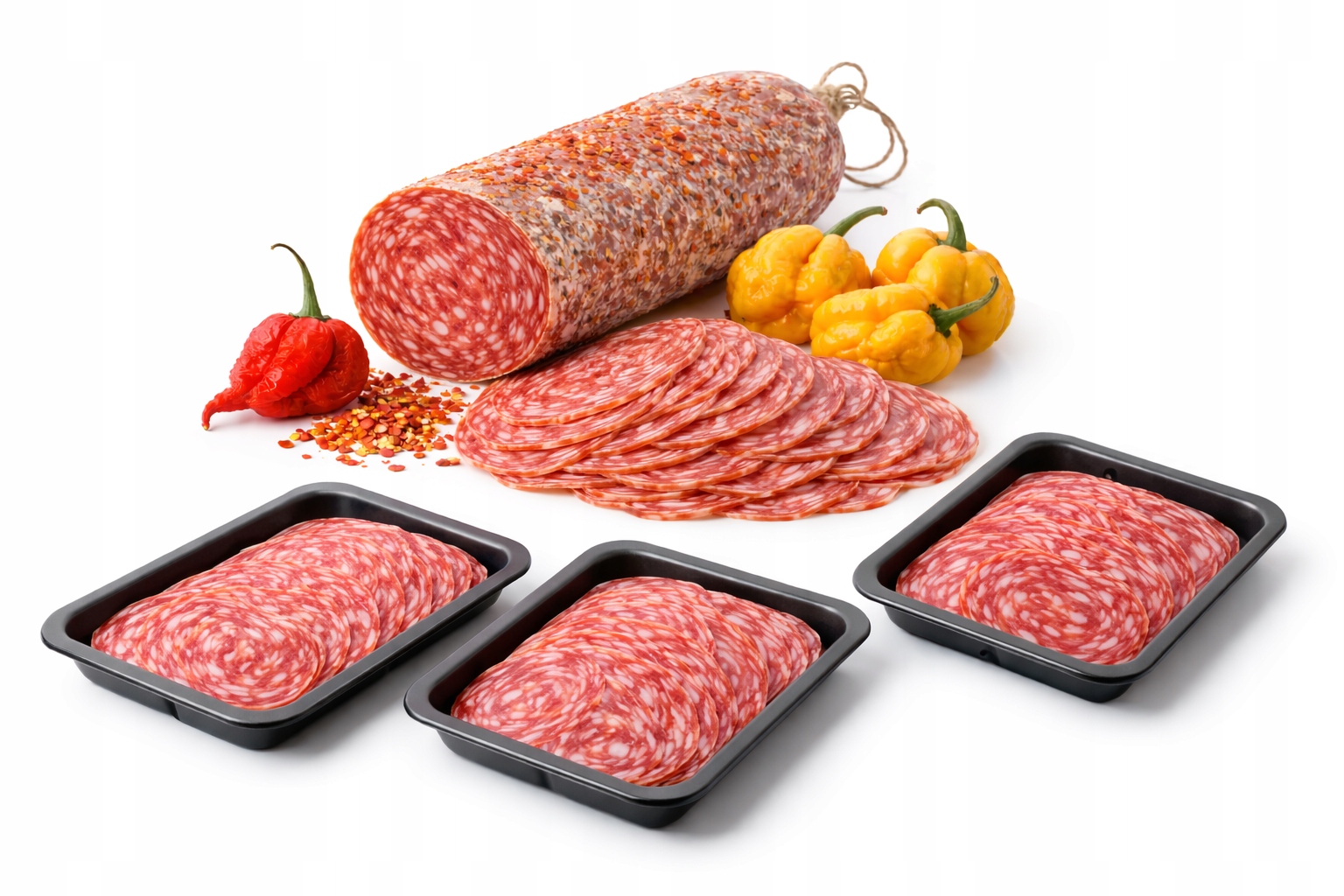 Levně Salám na pizzu hot 100x ostřejší než italský spianata piccante