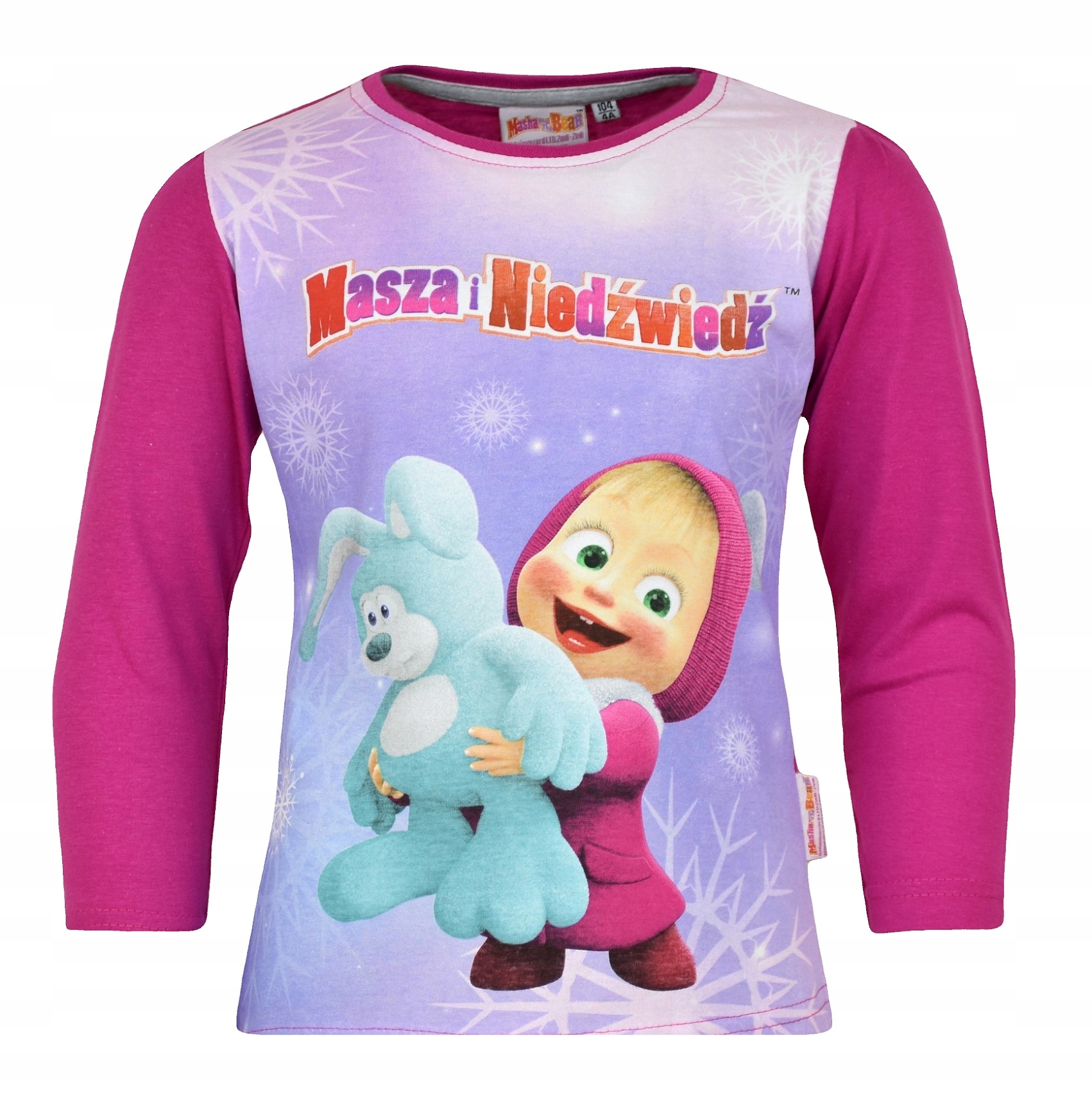 

Bluzka t-shirt Masza I Niedźwiedź długi rękaw 122