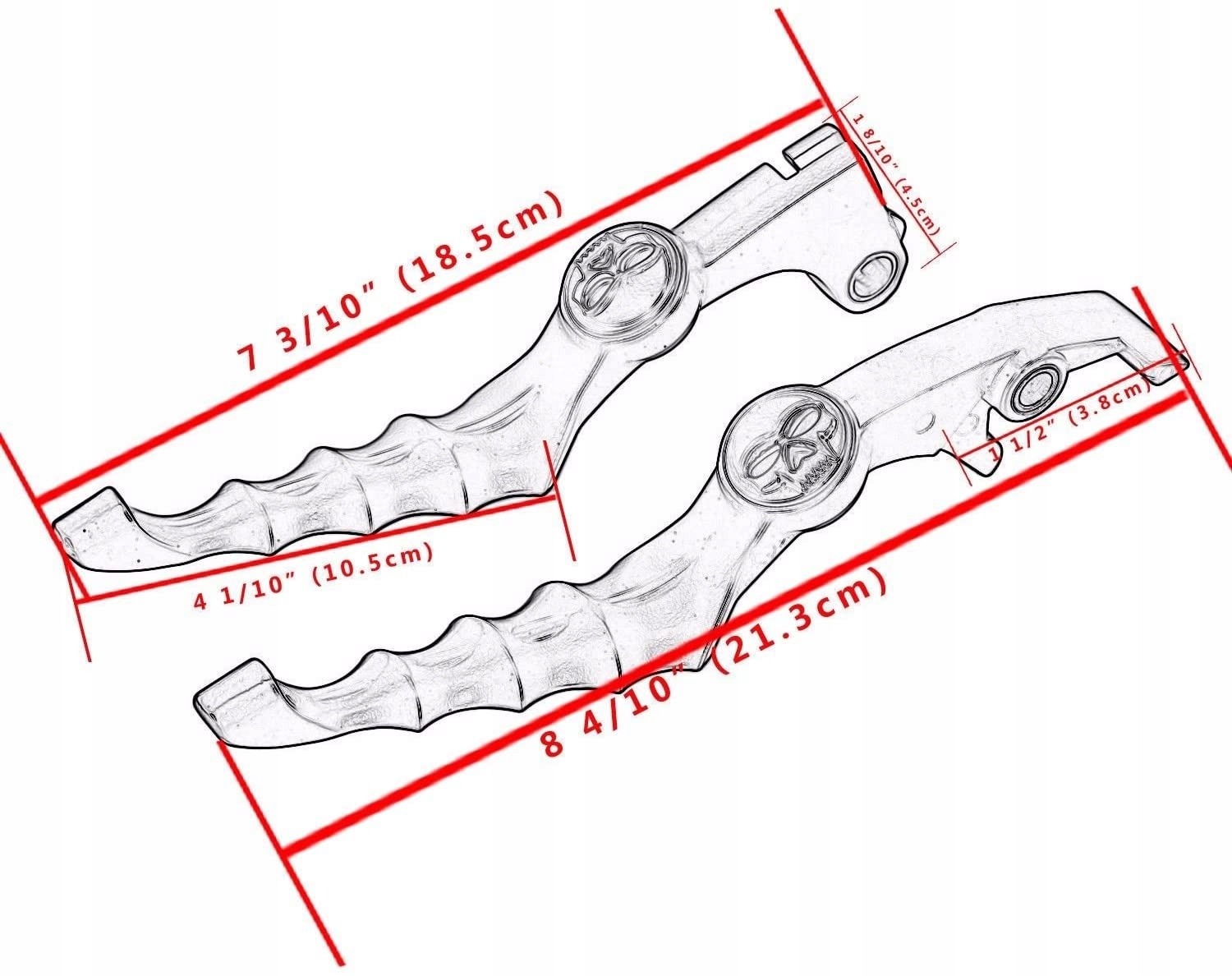 KLAMKA SPRZEGLA HAMULCA CZACHA VT VTX SHADOW MAGNA Color black