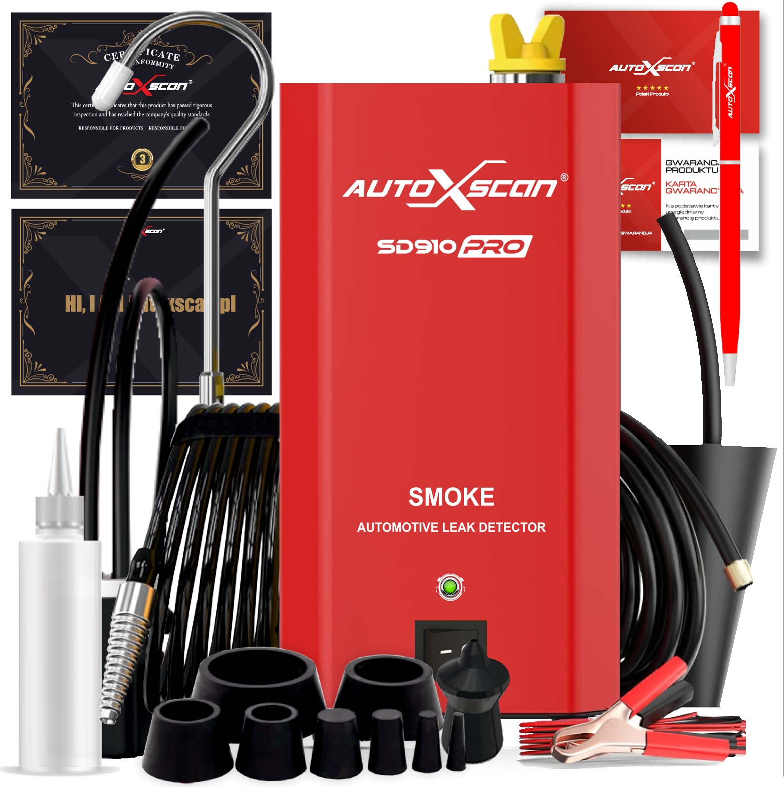 GENERATOR TESTER SZCZELNOŚCI AUTOXSCAN SD910PRO