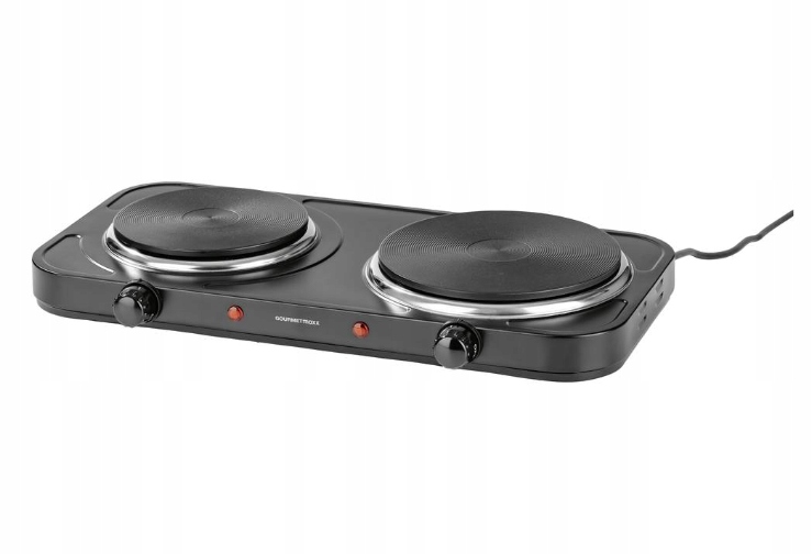 Elektryczna Podwójna Płyta Grzewcza Gourmetmaxx 2500W Kuchenka Elektryczna