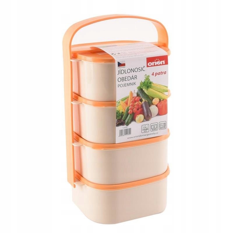 

Menażka obiadowa do przenoszenia 4 Pojemniki 4.6l