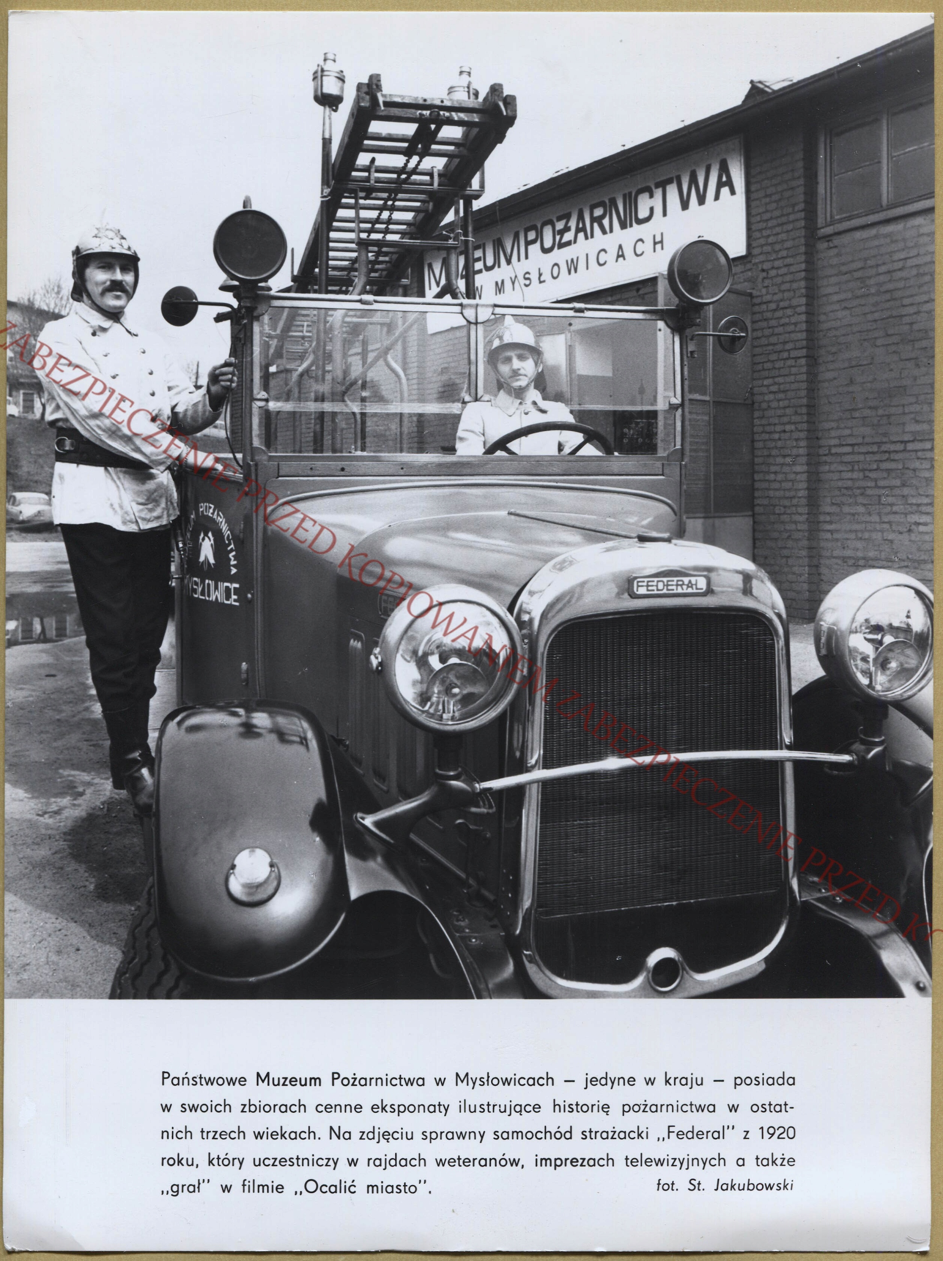 ANK MYSLIVECKÉ HASIČSKÉ MUZEUM AUTO FEDERÁLNÍ FOTO PROPAGANDA PRL za ...