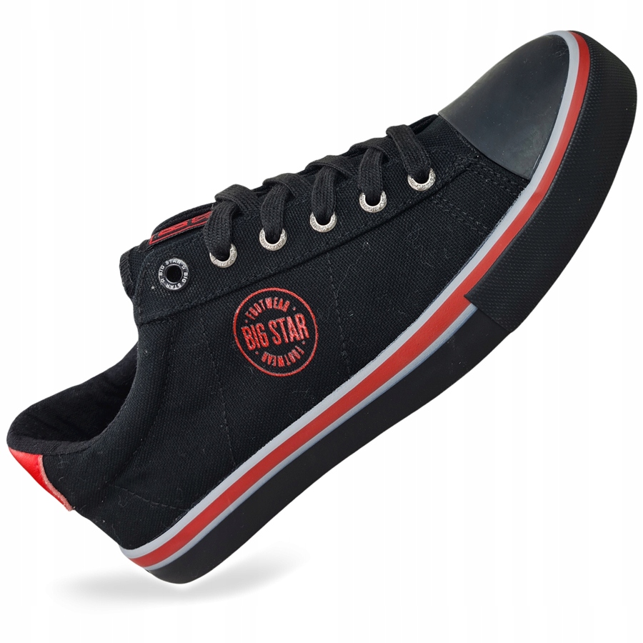 

trampki męskie czarne Big Star buty JJ174136 44