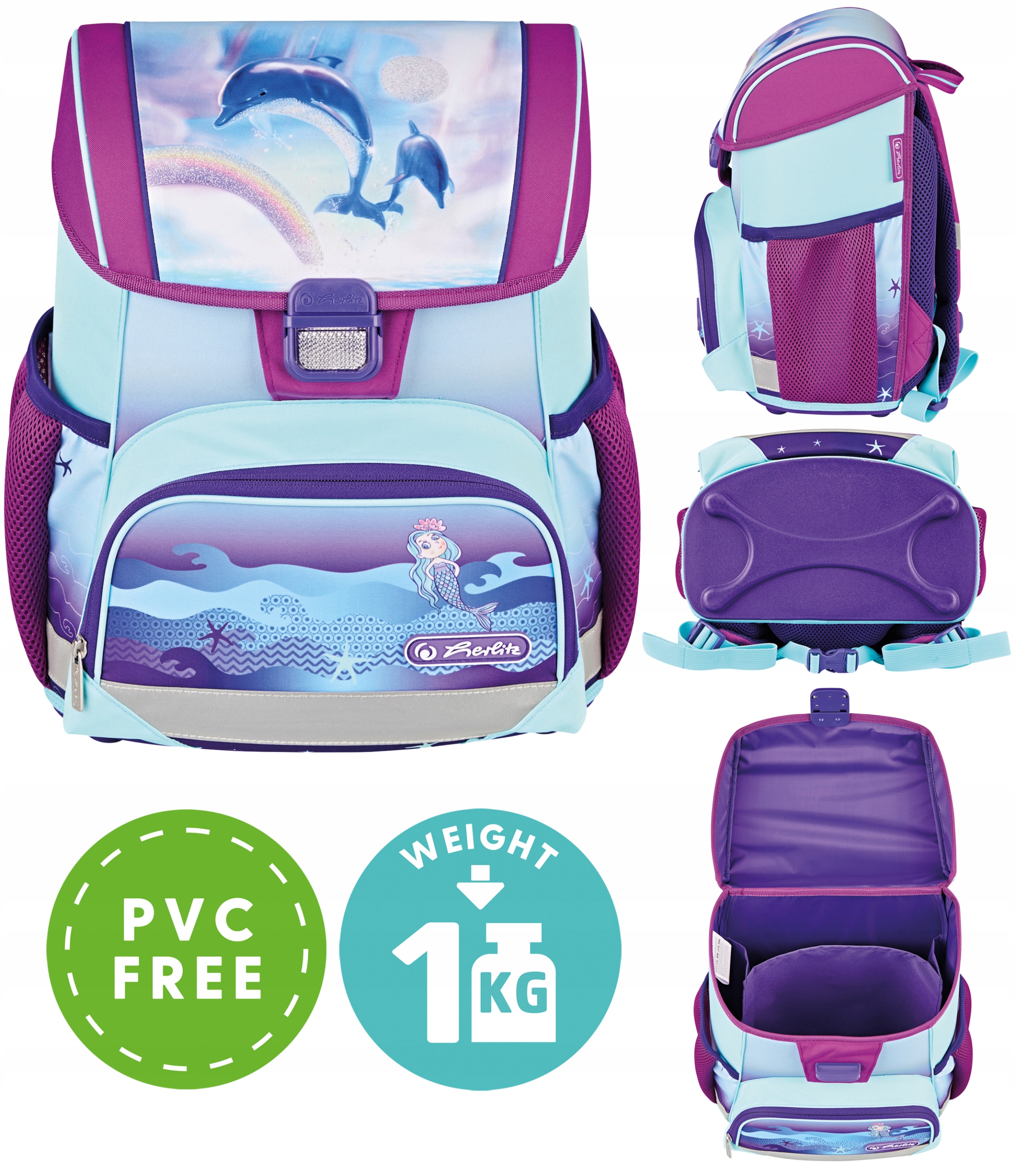 TORNISTER SZKOLNY HERLITZ DELFINKI PIERWSZA KLASA Kod producenta 50043132