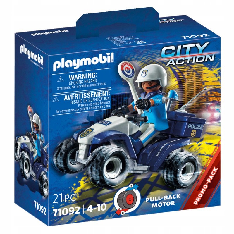 

71092 Playmobil Policyjny Speed Quad