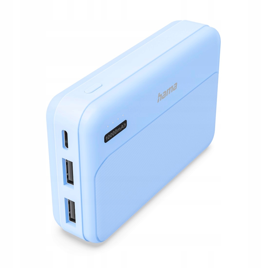 Hama PowePack Pocket 10 2xUSB-A 10 000 mAh Niebieski