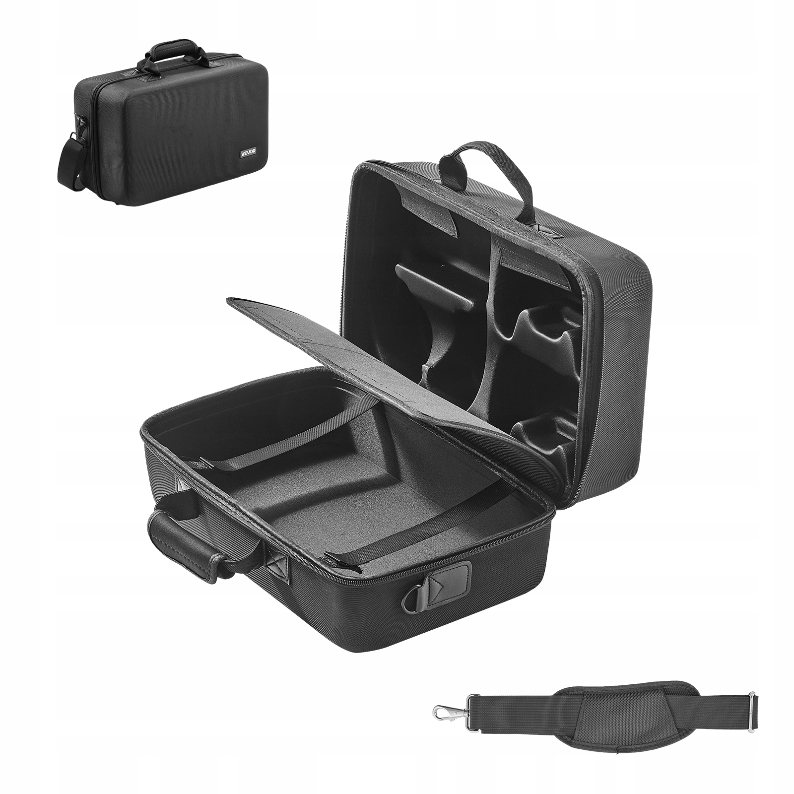 Vevor Cestovní Taška Pro PS5 Slim Eva Odolná Proti Otřesům, Pevná A Lehká