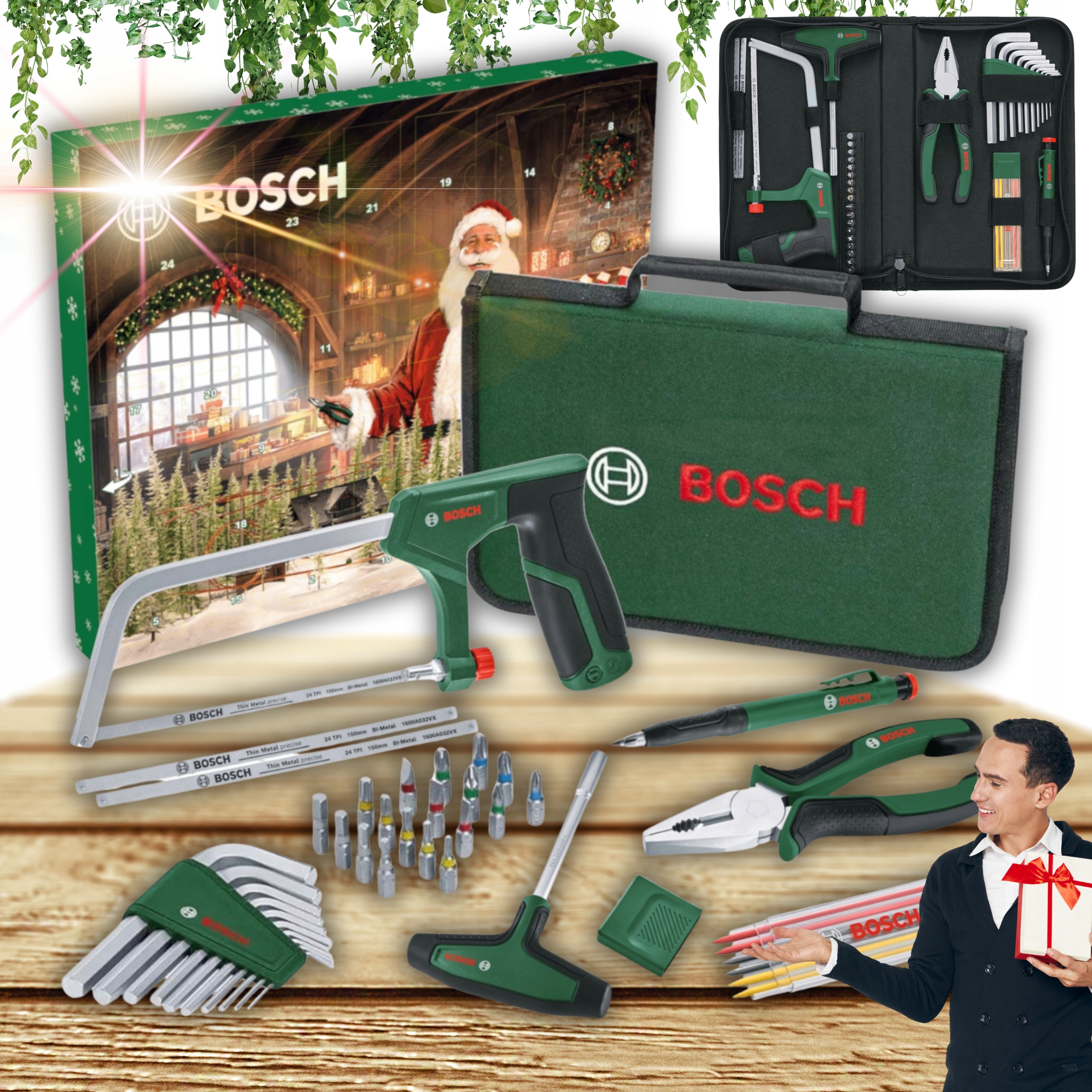 Adventný Kalendár Bosch Pre Mužov, Náradie, Vianočný Darček, Chlap!